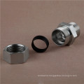 1CB-RN hydraulic Metric Hose Adapter 24 cone L.T with nut and cutting ring/BSP male hydraulic adapters fittings